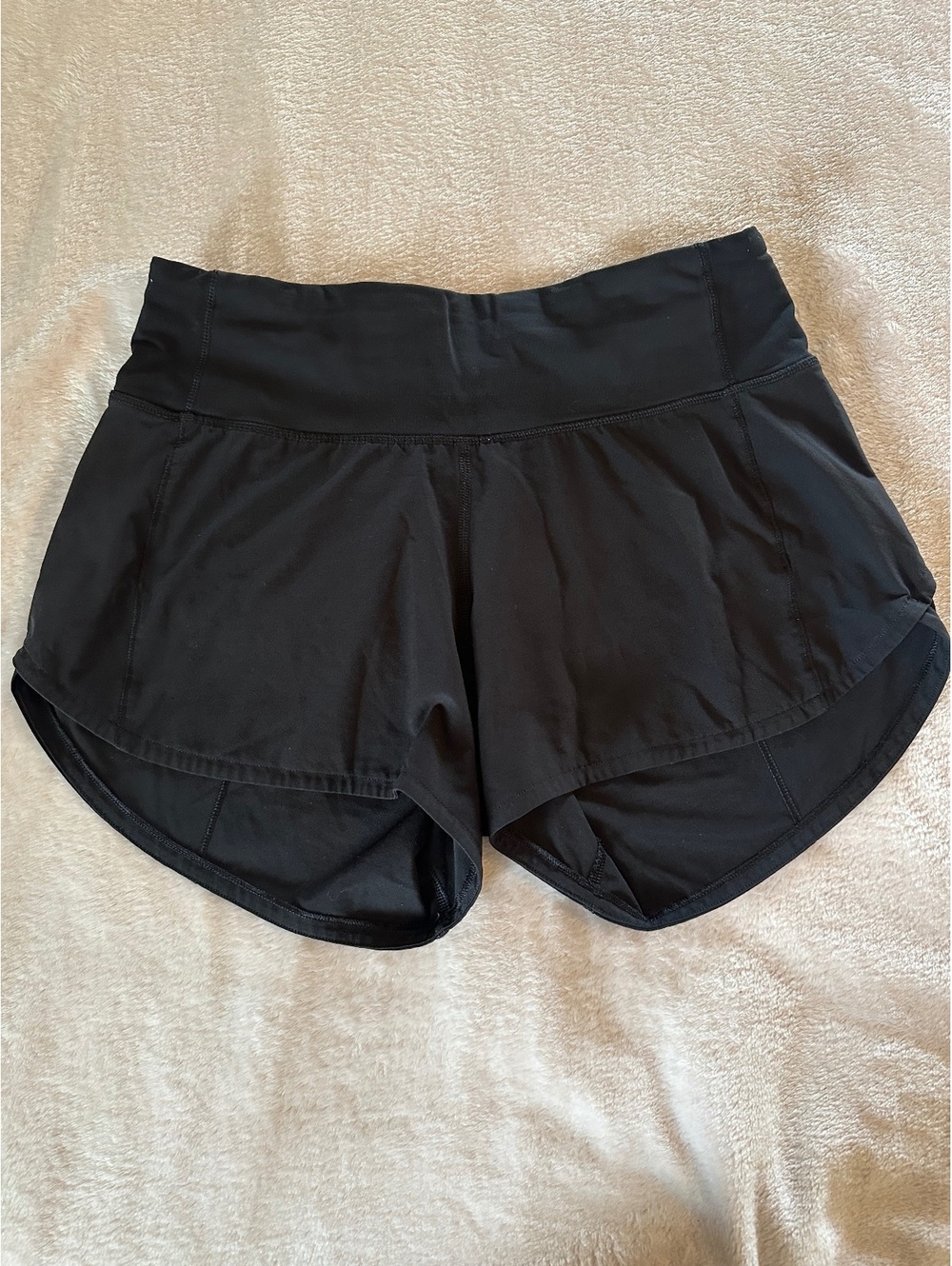 Authentic Lululemon Women's Lined Running Shorts - Size 2